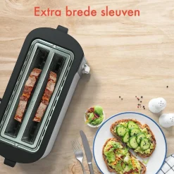 KitchenBrothers Broodrooster Extra Lang< Broodbereiding En Grills