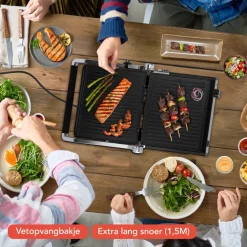 KitchenBrothers Contactgrill Deluxe< Broodbereiding En Grills