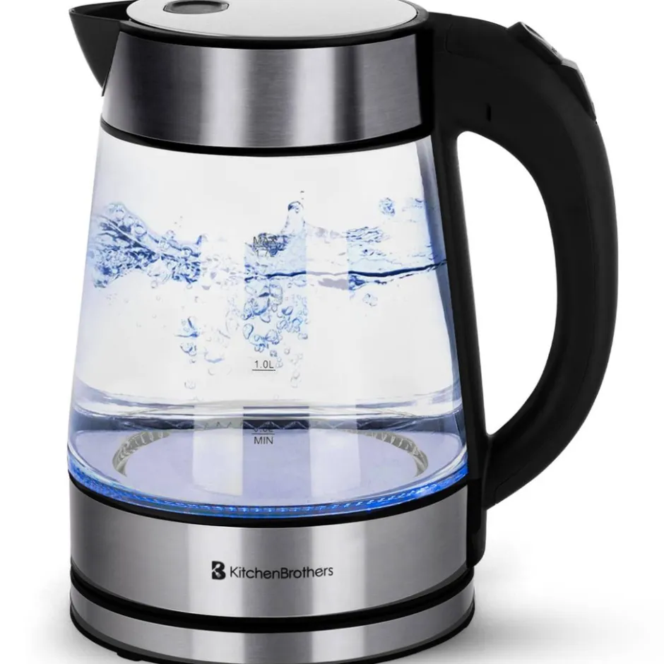 Glazen Waterkoker met LED|KitchenBrothers New