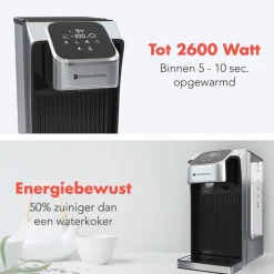 KitchenBrothers Heetwaterdispenser met Melkfunctie< Waterkokers