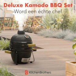 KitchenBrothers Kamado BBQ Deluxe Set< Keuken