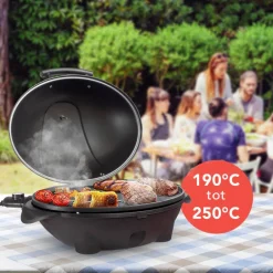 KitchenBrothers Opvouwbare Elektrische BBQ< Keuken