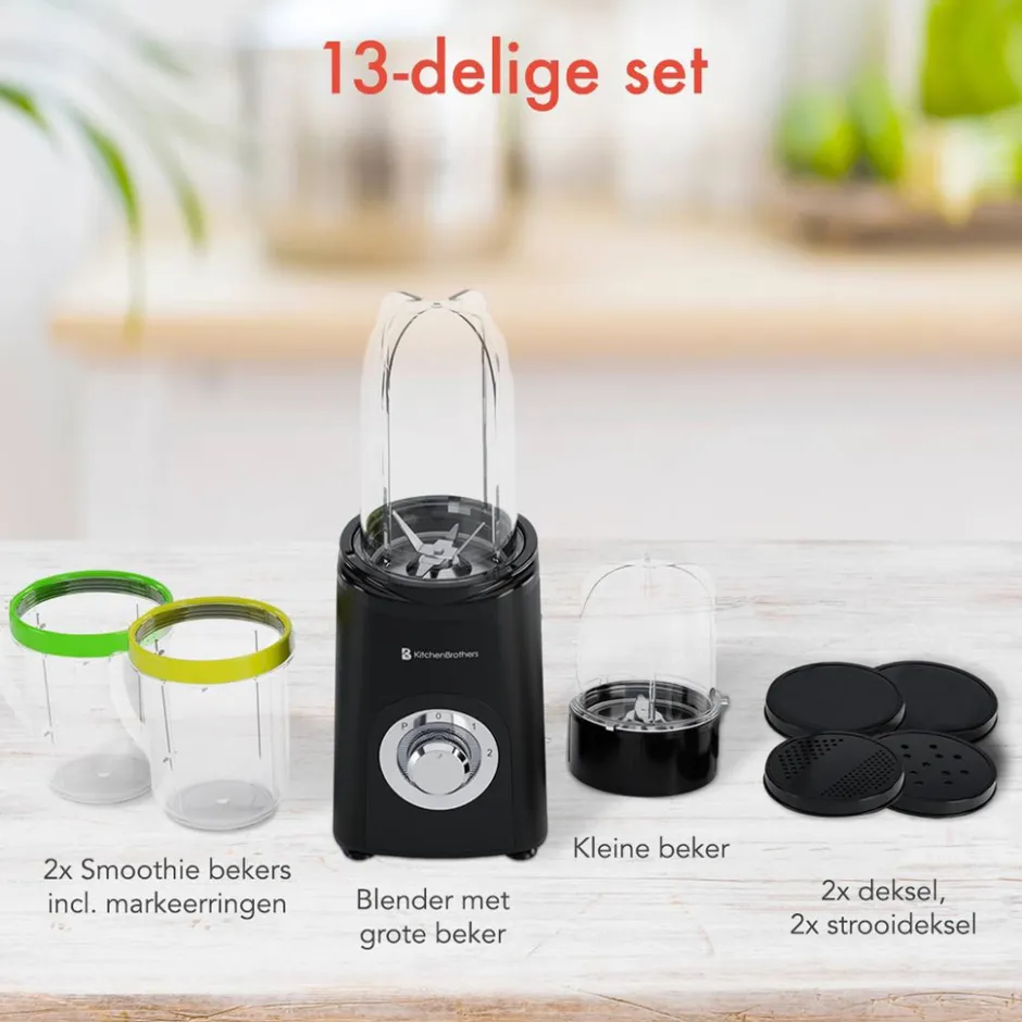 KitchenBrothers Smoothie Blender to Go< Keukenmachines En Mixers