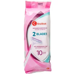 2 Blades Wegwerpscheermesjes|Kruidvat Sale
