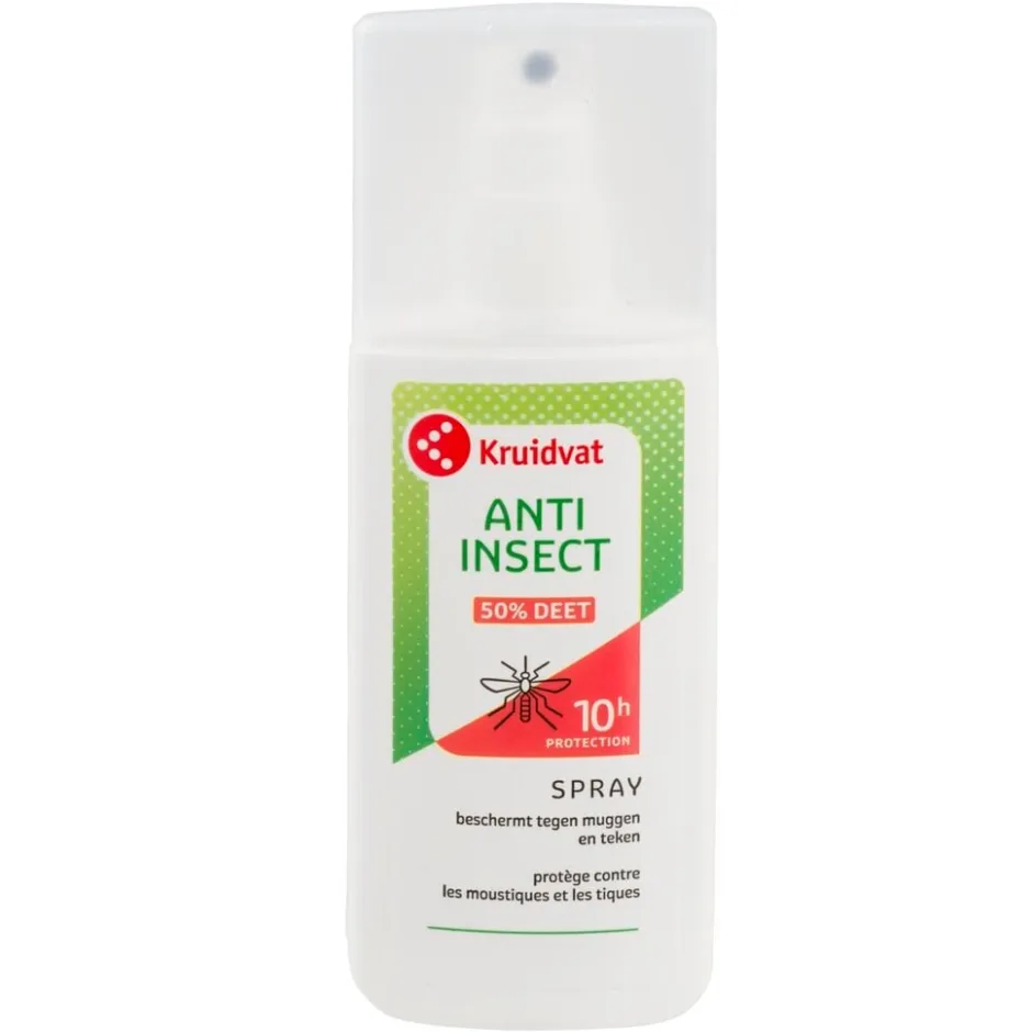 Kruidvat 50% Deet Anti-Insect Spray< Insecten