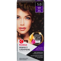 Kruidvat 5.0 Midden Bruin Crème Haarkleuring< Haarverf