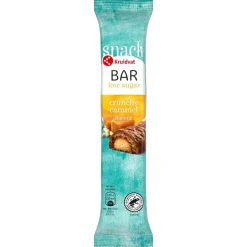 Kruidvat 34% Problast Crunchy Caramel Snackreep< Maaltijdrepen, Drinkmaaltijden