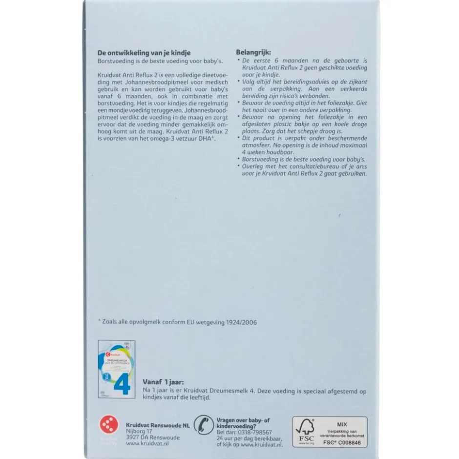 Anti Reflux 2 6-12M Dieetvoeding bij Spugen|Kruidvat Online