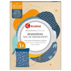 Kruidvat Bewaarzak voor Wasbare luiers met Plantenprint< Wasbare Luiers