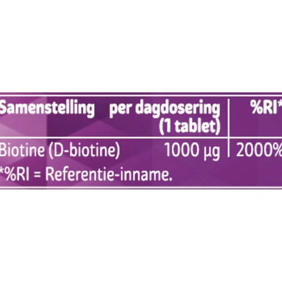 Biotine 1000ug Tabletten|Kruidvat
