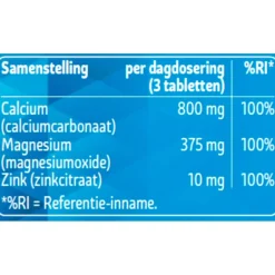 Calcium Magnesium Zink Tabletten|Kruidvat New