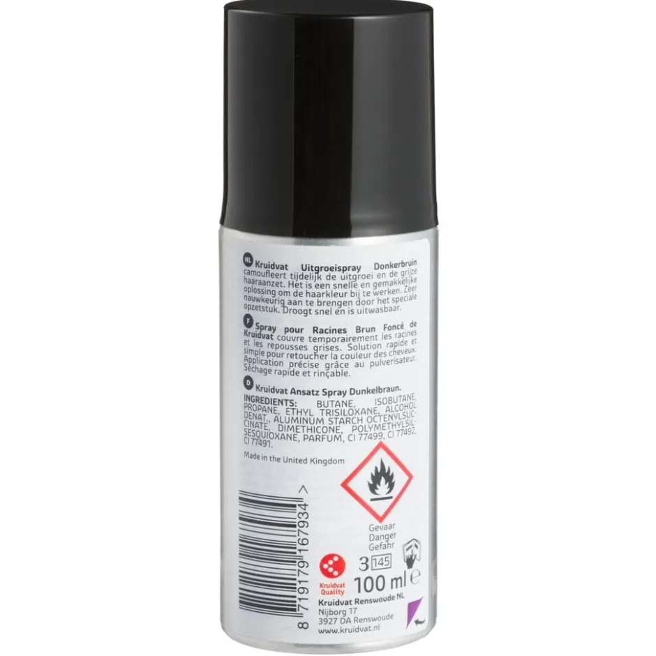 Kruidvat Colors to Cover 4-5 Donkerbruin Uitgroeispray< Haarverf