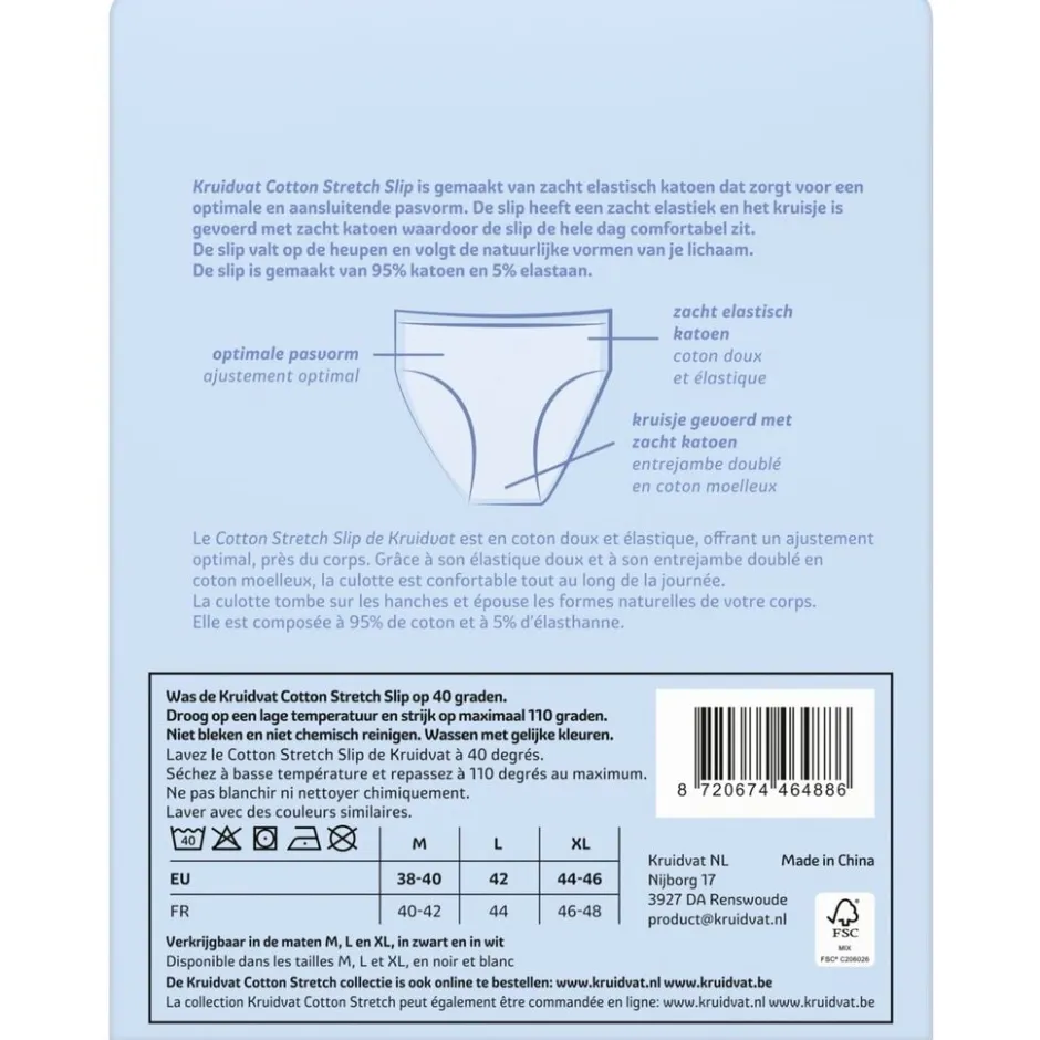 Kruidvat Cotton Stretch Damesslip<DAMES Damesondergoed