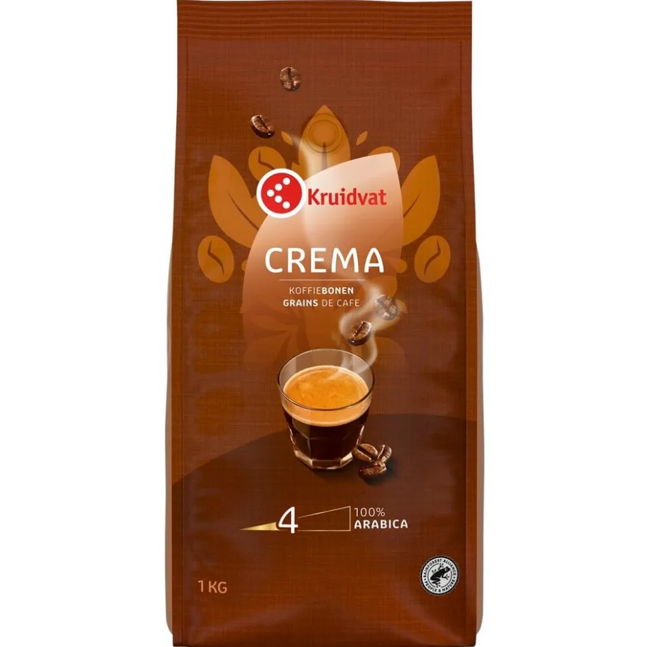 Kruidvat Crema Milde Espressobonen< Koffiebonen