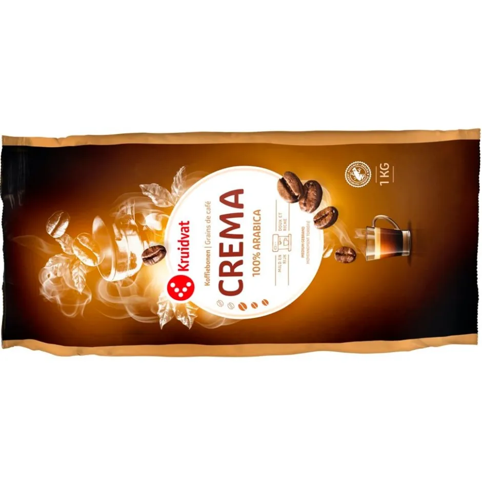 Kruidvat Crema Milde Espressobonen< Koffiebonen