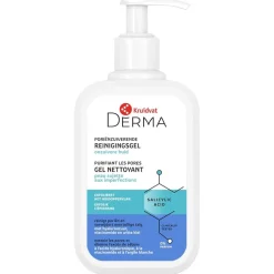 KRUIDVAT DERMA Poriënzuiverende Reinigingsgel< Gezichtsreiniging