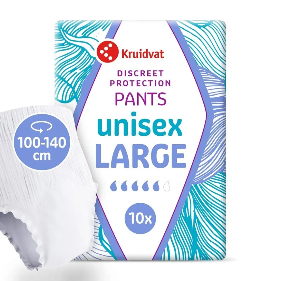 Kruidvat Discreet Protection Unisex Large Incontinentiebroekjes< Incontinentie