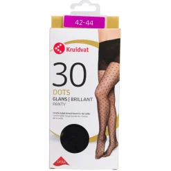 Kruidvat Dots Glans 30 Den Gestippelde Panty<DAMES Panty's