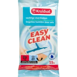 Kruidvat Easy Clean Vochtige Vloerdoeken< Schoonmaakmiddelen
