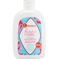 Femme Care 2-in-1 Zeepvrije Was- en Scheerlotion|Kruidvat Outlet