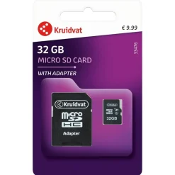 Kruidvat 32GB Micro SD-kaart< Geheugen- En Opslagapparatuur