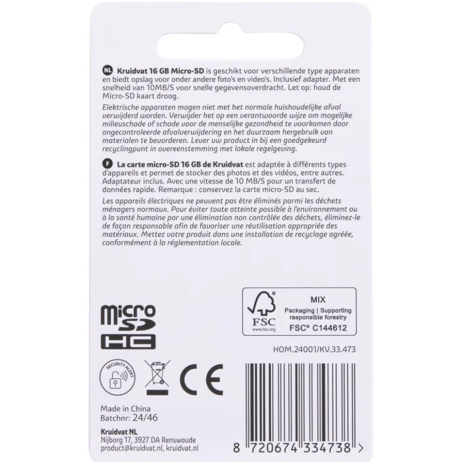 16GB Micro SD-kaart|Kruidvat Best