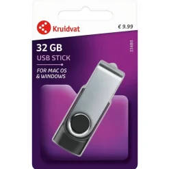 Kruidvat 32GB USB-stick< Geheugen- En Opslagapparatuur