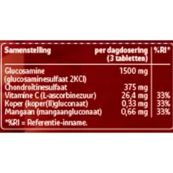 Glucosamine Chondroitine Tabletten|Kruidvat Best