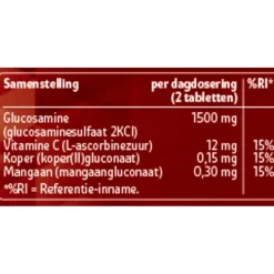 Kruidvat Glucosamine Puur Tabletten< Glucosamine