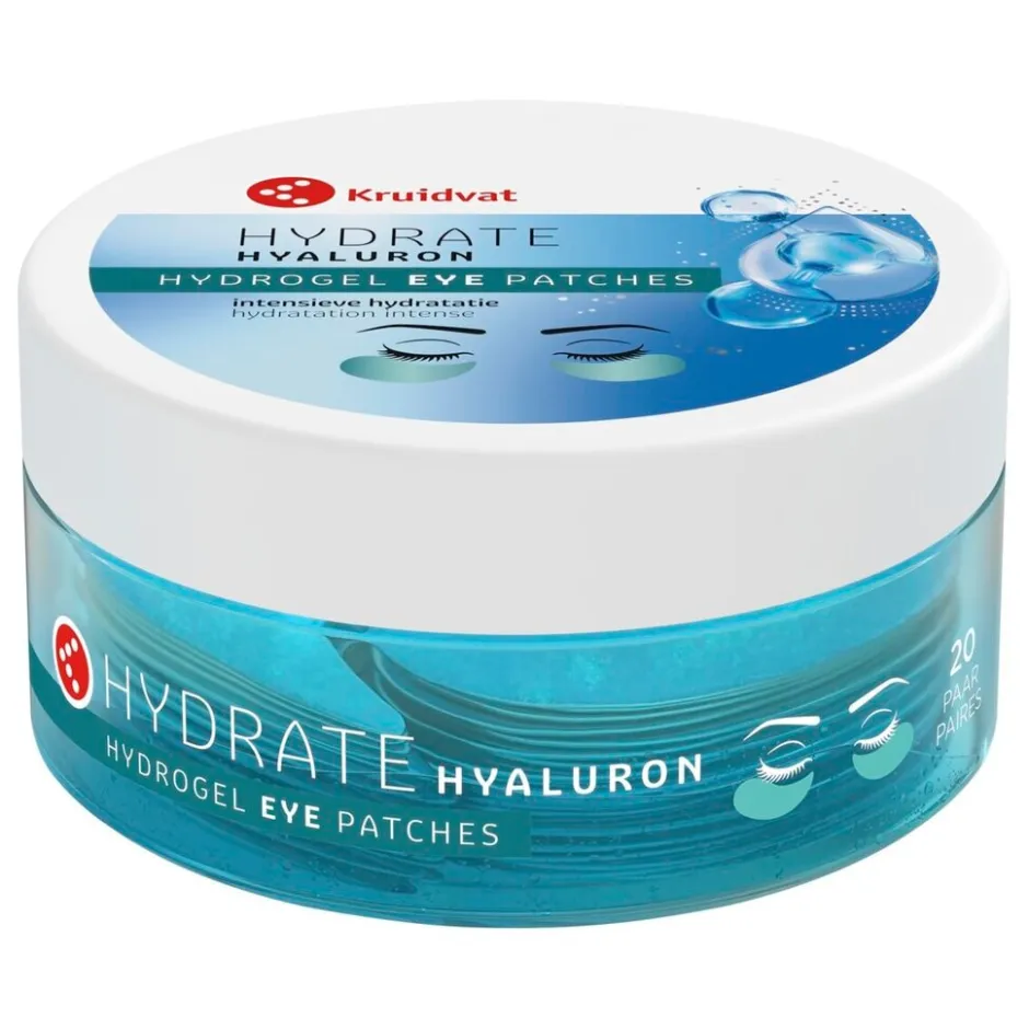 Kruidvat Hydrate Hyaluron Hydrogel Eye Patches< Gezichtsmaskers