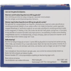 Kruidvat Ibuprofen 400 mg Bruisgranulaat< Pijn