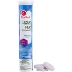 IJzer + Vitamine C Bruistabletten|Kruidvat New