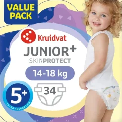 Kruidvat Junior Plus Maat 5+ Luiers Valuepack< Luiers Maat 5