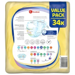 Kruidvat Junior Plus Maat 5+ Luiers Valuepack< Luiers Maat 5