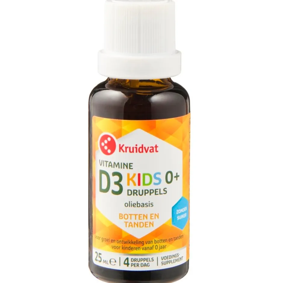 Kids 0+ Vitamine D3 Druppels op Oliebasis|Kruidvat New