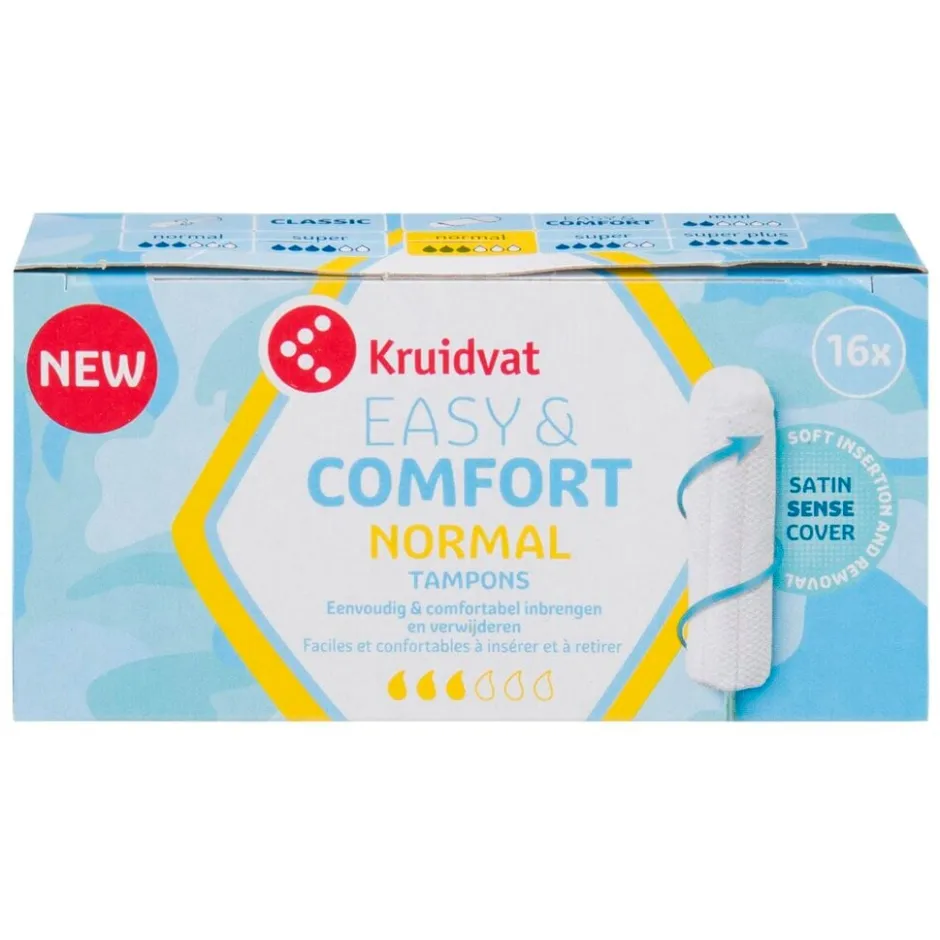 Easy & Comfort Normal Tampons|Kruidvat Hot