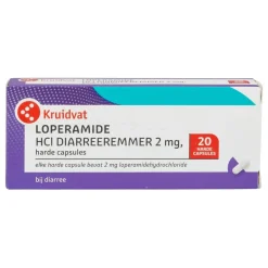 Kruidvat Loperamide HCl Diarreeremmer 2mg Harde Capsules< Maag En Darm