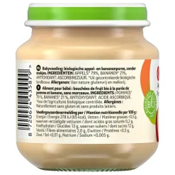Kruidvat 4+M Bio Appel & Banaan Fruithapje< Fruithapjes