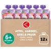 6+M Bio Appel, Aardbei, Kers en Pruim Knijpzakje|Kruidvat Outlet
