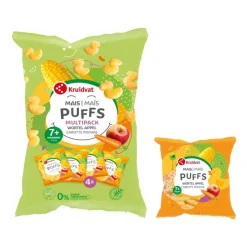 7+M Bio Appel en Wortel Maïspuffs|Kruidvat Outlet