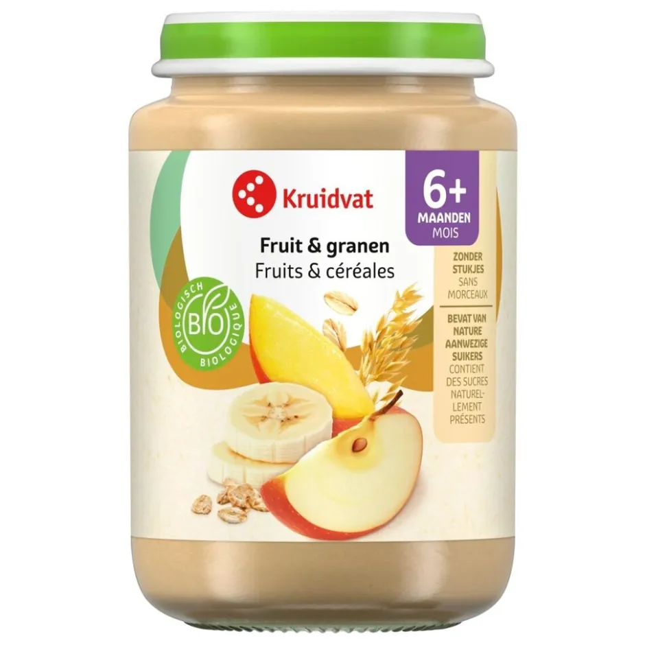 6+M Bio Fruit & Granen Fruithapje|Kruidvat Hot