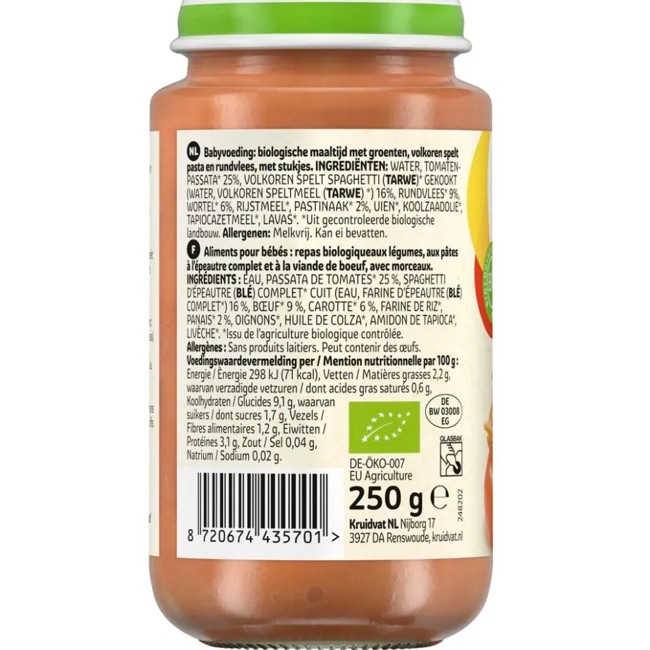 12+M Bio Spaghetti Bolognese Maaltijd|Kruidvat Sale