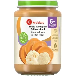 6+M Bio Zoete Aardappel & Bloemkool Maaltijd|Kruidvat Discount