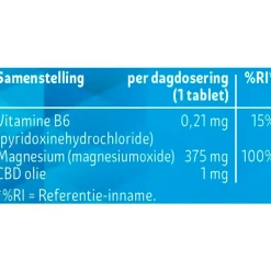 Magnesium B6 + CBD Tabletten|Kruidvat Outlet