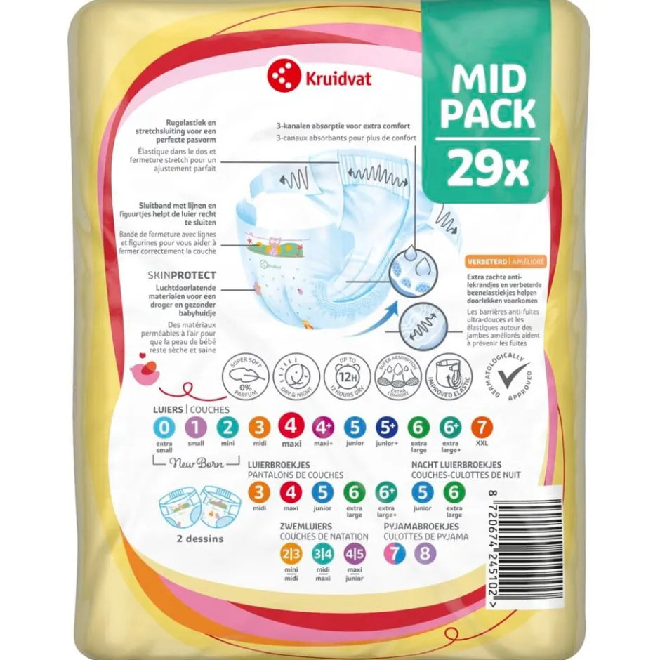 Maxi Maat 4 Luiers Midpack|Kruidvat New