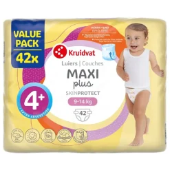 Kruidvat Maxi Plus Maat 4+ Luiers Valuepack< Luiers Maat 4