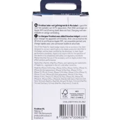 Kruidvat Mfi 20W 8-Pin Charger< Telefoonkabeltjes