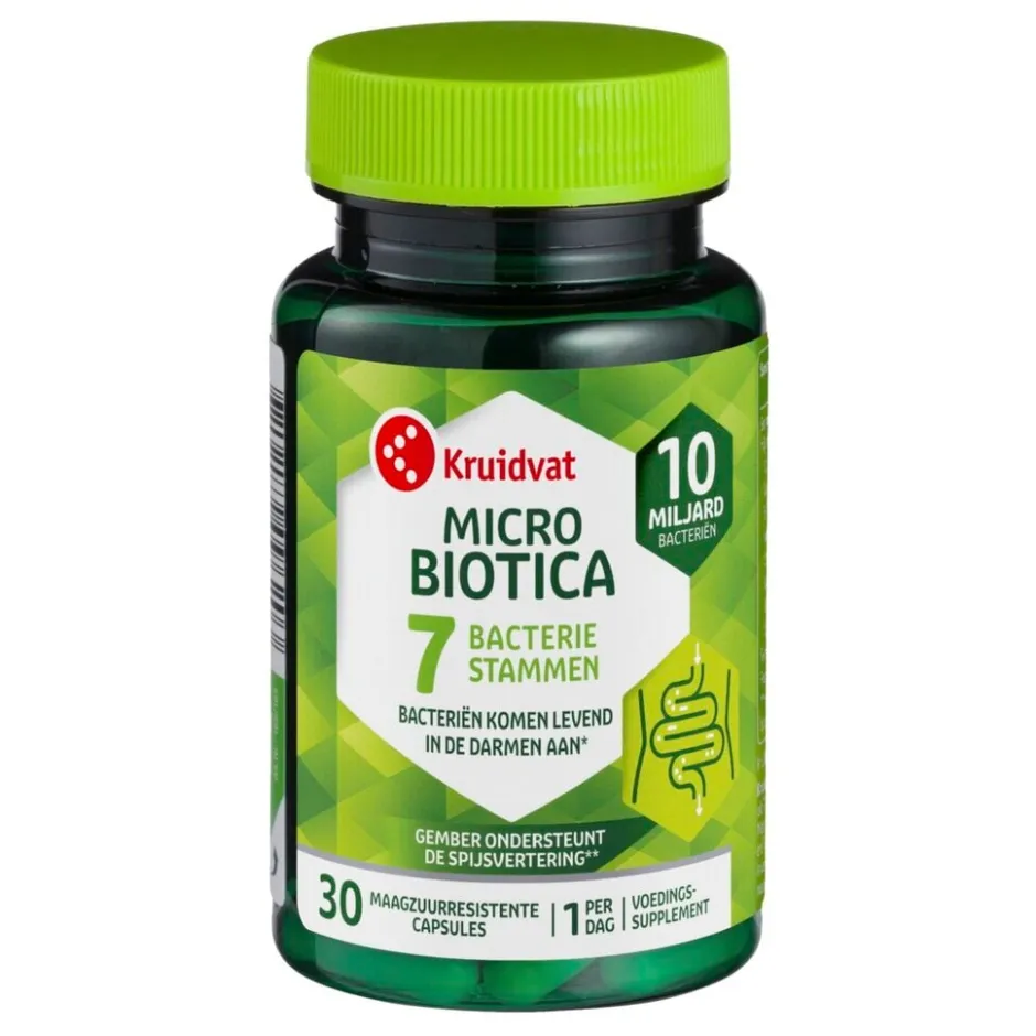 Kruidvat Micro Biotica 7 Bacterie Stammen Capsules< Bacteriestammen