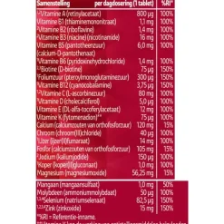 Kruidvat Multi A-Z Vrouw Tabletten< Weerstand En Energie|Vitamines