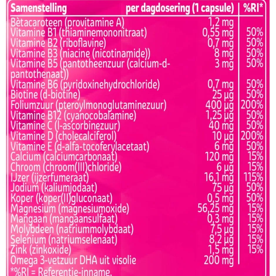 Kruidvat Multi Zwanger met Omega-3 Visolie< Zwangerschapssupplementen